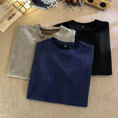 Trendy American Summer Men and Women Retro 1997 Graphic T-shirt Couple Loose and Personalized High Street Casual Short sleeved Street King Limited