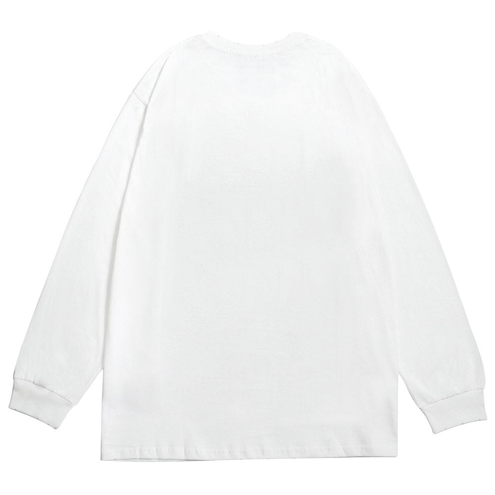 "Washed Away" Unisex Men Women Streetwear Graphic Sweatshirt Daulet Apparel