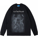 "Sacredness" Unisex Men Women Streetwear Graphic Sweatshirt Daulet Apparel