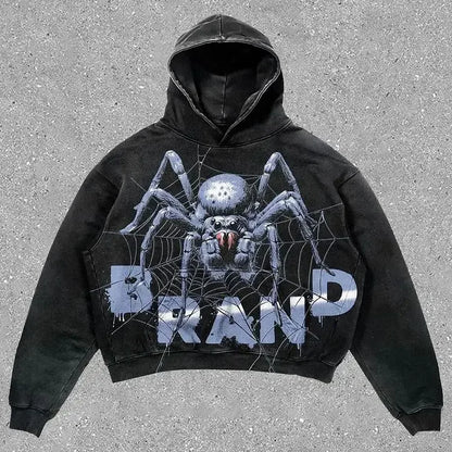 Harajuku Oversized Gothic Letter Print Hoodies Women Streetwear Sweatshirt Y2k Tops Gothic Clothes Grunge Hoodie Women Clothing Street King Limited