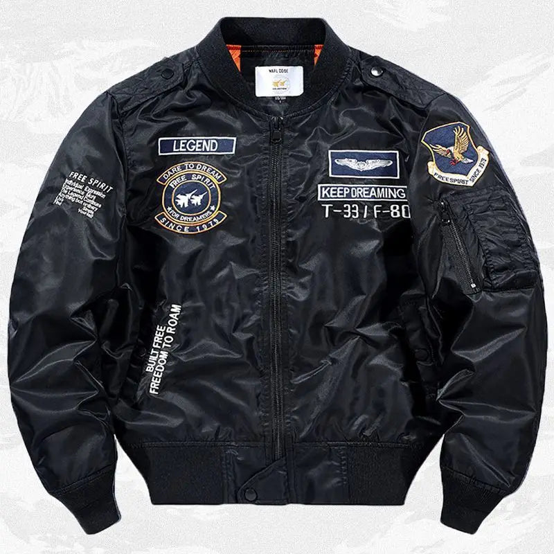 2023 hot bomber jacket mens air force ma 1 military baseball jacket plus size coat thick cargo jacket men clothing unique cargo style 5533