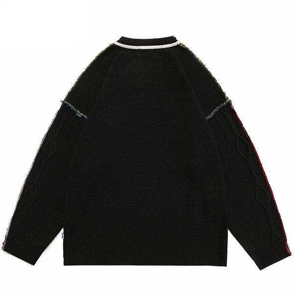 "Black Valentine" Unisex Men Women Streetwear Graphic Sweater Daulet Apparel