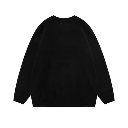 "Shadow Patch" Unisex Men Women Streetwear Graphic Sweater Daulet Apparel