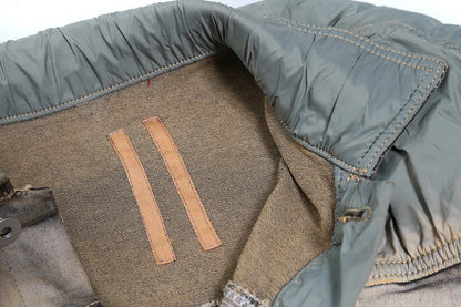 new 2023 gentleman men rick patchworked waxed deconstructed denim heavy baseball coats jackets abstract digital coat warm 719 unique jeans style 4056