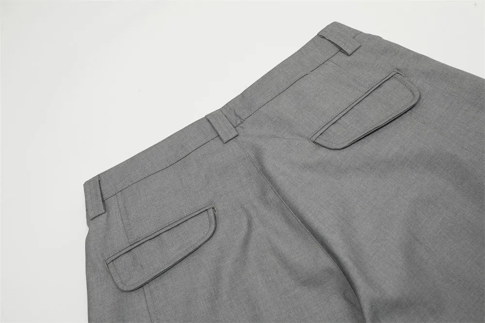 men women american streetwear fashion loose casual vibe hip hop cleanfit wide leg suit pant boyfriend harem pants trousers unique default style 1958