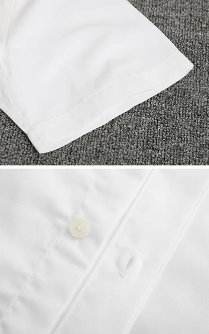 New 2022 Luxury Men Classic Embroidered Bee Spide Stars Fashion Cotton Casual Shirts Shirt High Quality Short Sleeves A56 Street King Limited
