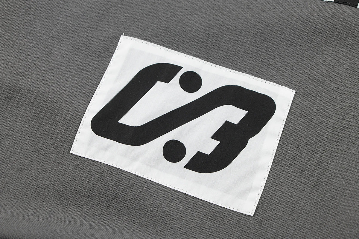 2024 CE Brand Fashion Fiction Comic Face Print Sticker Wax Gray High-Street Cotton Round Neck Sweater Sweatshirt Street King Limited