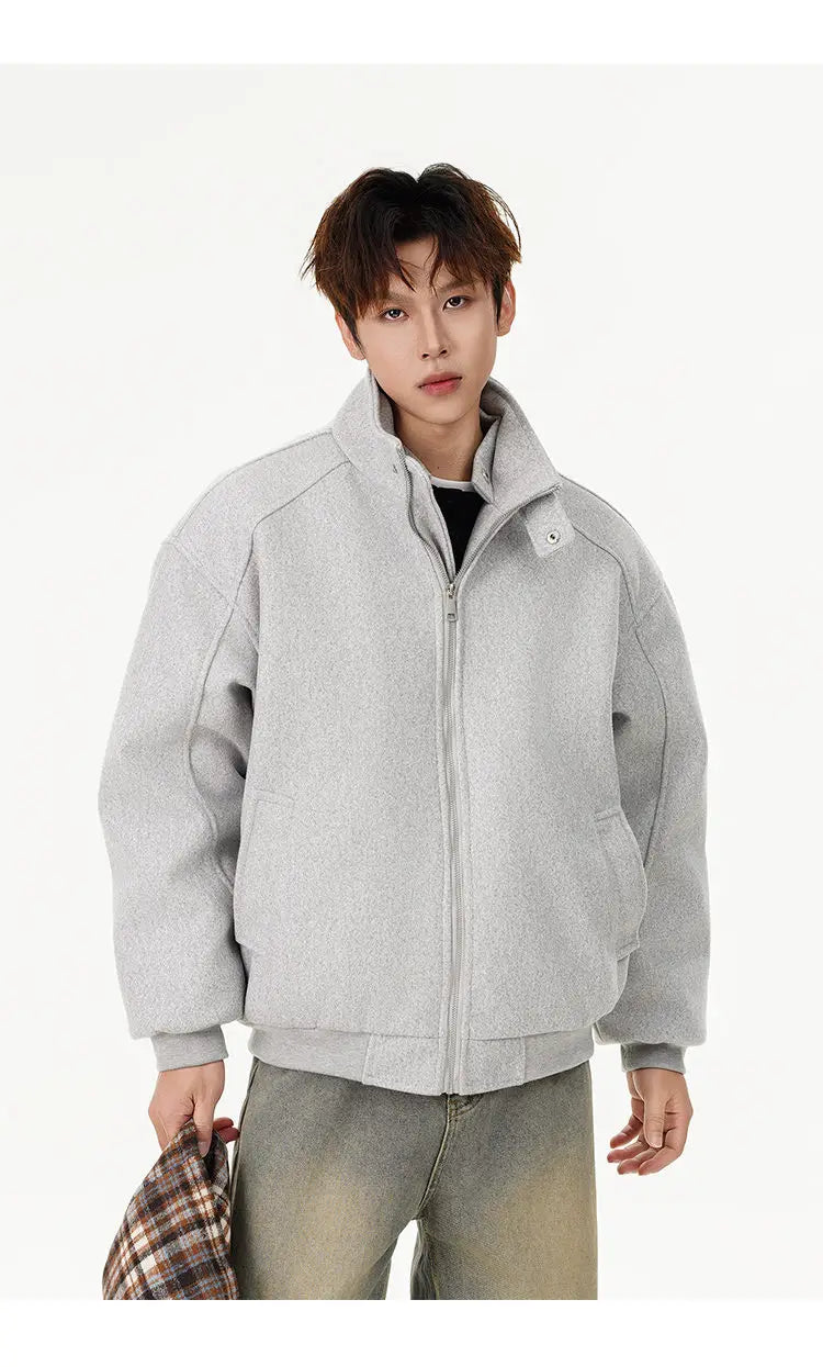 winter cotton padded jacket men women streetwear fashion loose casual hooded woolen bomber parkas jacket thicken coat outerwear unique default style 1039