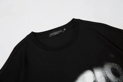 American Cotton Retro Street Graphic T shirt Fashion Y2K Loose Hip Hop Simple Personality Women kawaii clothes T shirt Street King Limited