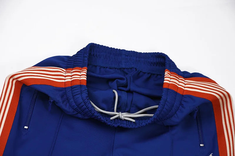 colorful blue motion casual pants men woman trend side edge weaving embroidery drawstring loose joggers sweatpants unique joggers style 5261