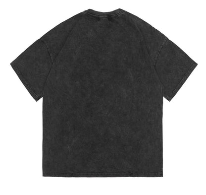 Rainbowtouches Summer T-shirts Oversized Men Fashion Acid Wash T-Shirt Loose Hip Hop High Street Style Unisex Quality Clothing Street King Limited