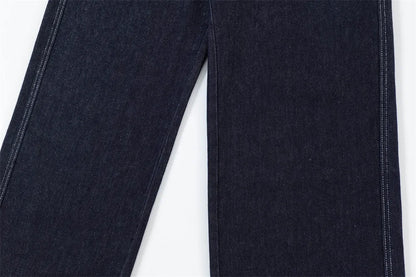 fashion men jeans pocket patchwork loose denim pants hip hop streetwear baggy trousers y2k men s jeans unique jeans style 479