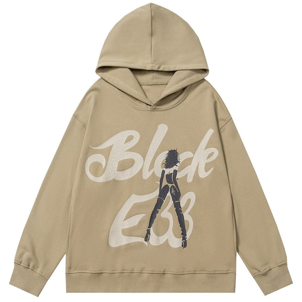 "Old School" Unisex Men Women Streetwear Graphic Hoodie Daulet Apparel