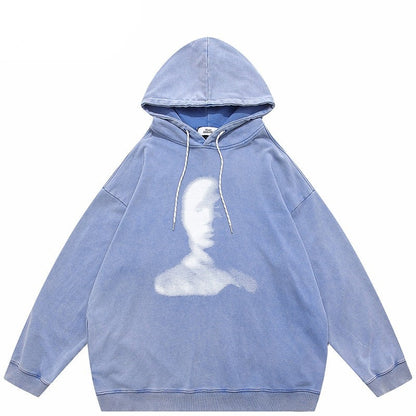 "Look Both Ways" Unisex Men Women Streetwear Graphic Hoodie Daulet Apparel