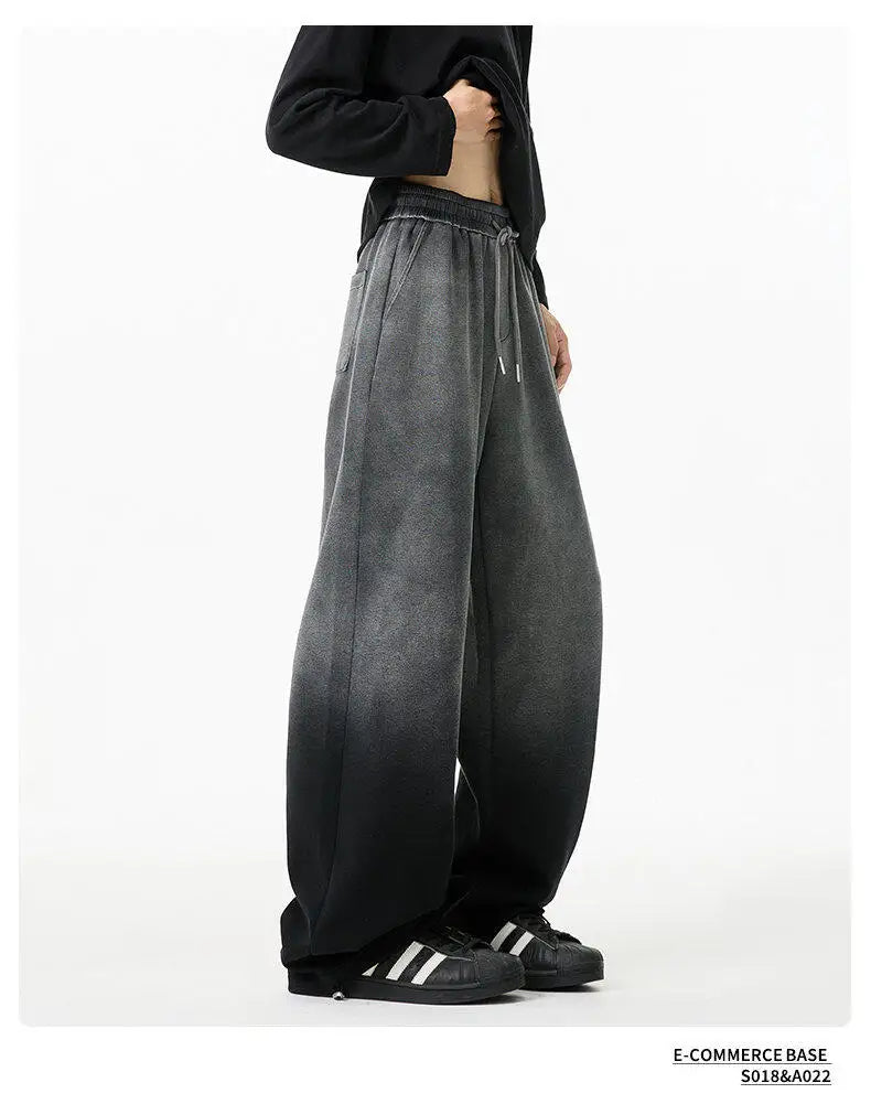 gradient sport pant men women loose casual streetwear fashion hip hop track jogger sweatpants couple plus size trousers unique joggers style 1545
