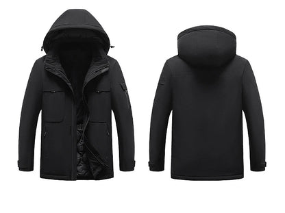 rainbowtouches heating jacket men winter electric heated clothes usb charging waterproof windbreaker heat outdoor skiing coat unique default style 5259