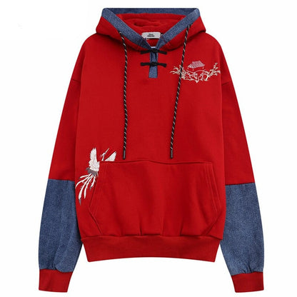 "Crane Bridge" Unisex Men Women Streetwear Graphic Hoodie Daulet Apparel