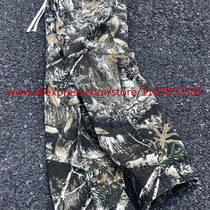 new autumn vintage straight leg casual functional work pants american high street heavyweight washed worn tactical pants clothes unique default style 1634
