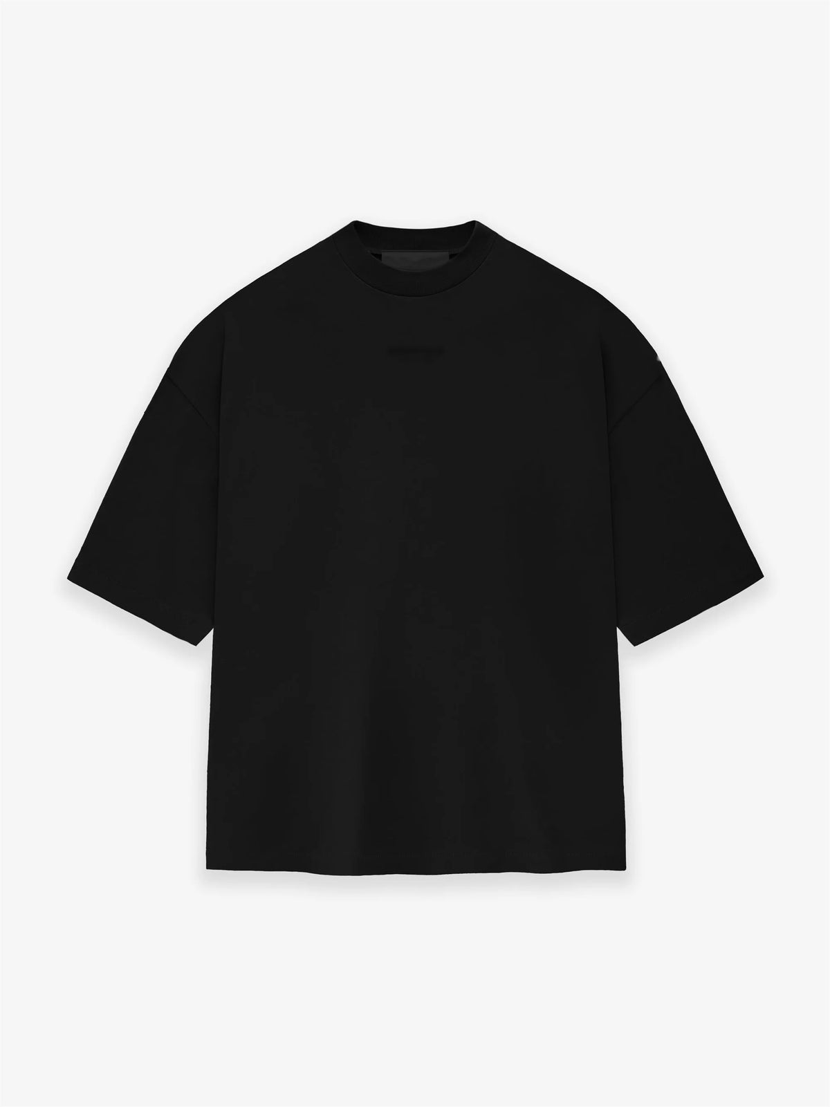 24FW FogEss Cloud Series CleanFit Summer Solid Silicone letters Full Cotton Quality Short Sleeve Tops T Shirt For Summer Street King Limited