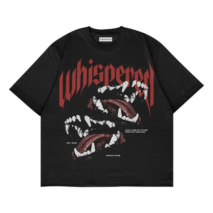 Harajuku big lips graphic t shirts loose y2k tops gothic pop oversized t shirt couples 2024 new sweatshirt goth men clothing Street King Limited