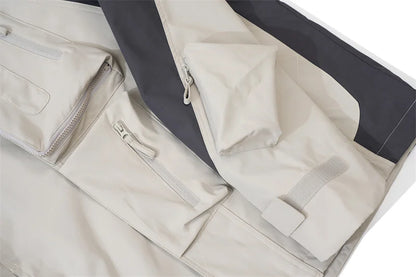Undermycar 2023 Deconstructor Contrast Zipper Windbreaker Coat Street King Limited