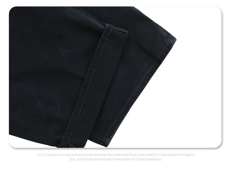 Washed and worn multi-pocket cargo jeans Street King Limited