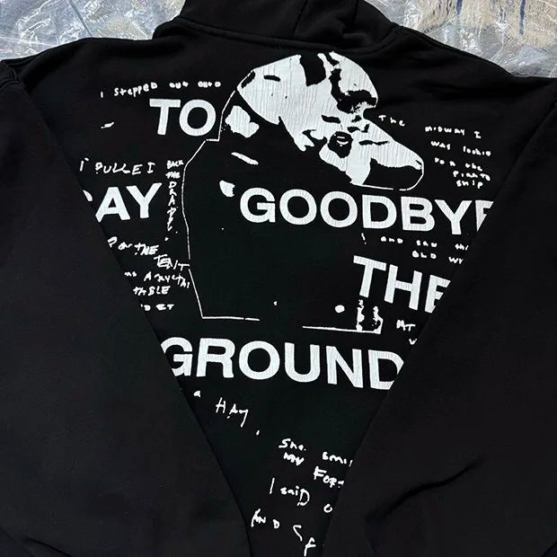 24AW printed hoodie Street King Limited