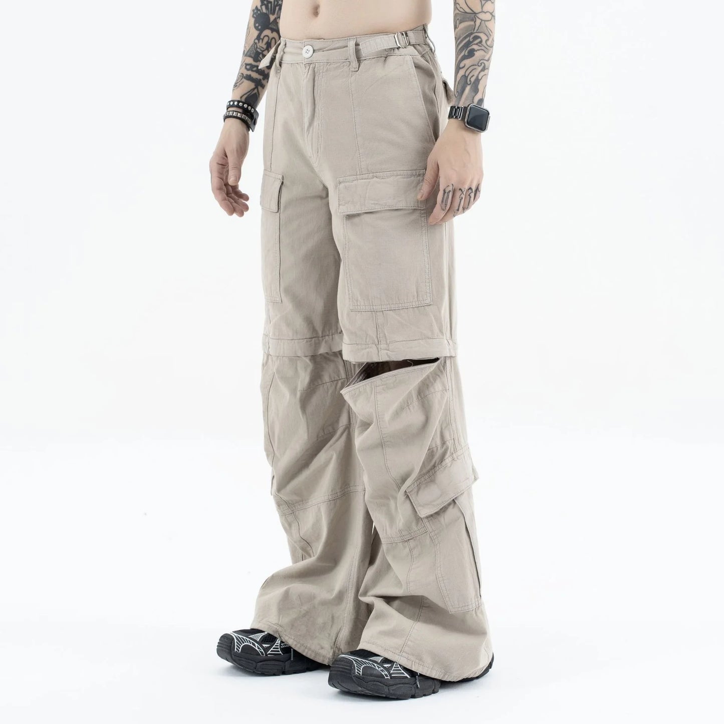 2024 autumn and winter new cargo pants baggy cargo bottoms