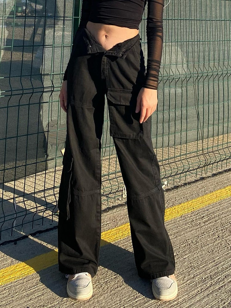 "Rebel" Unisex Men Women Streetwear Denim Pants Daulet Apparel