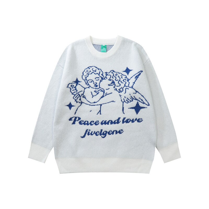 "Twin Made" Unisex Men Women Streetwear Graphic Sweater Daulet Apparel