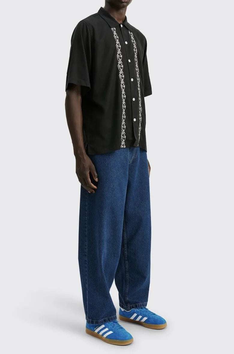 Harajuku Polar Big Boy Graphic Embroidery Denim High Waist Baggy Mens Jeans streetwear Wide Trousers Jeans Y2K Skateboard Pants Street King Limited