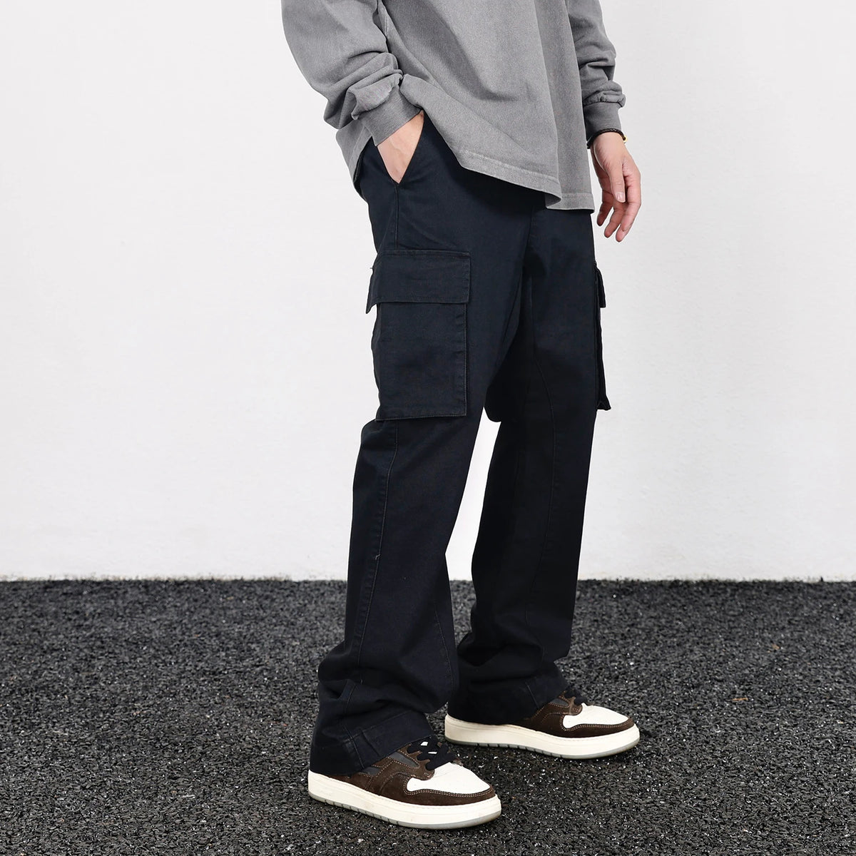 2023 camouflage micro flare pants fashionable streetwear camo cargo pants for male slim fit trousers women baggy casual clothes military streetwear pants
