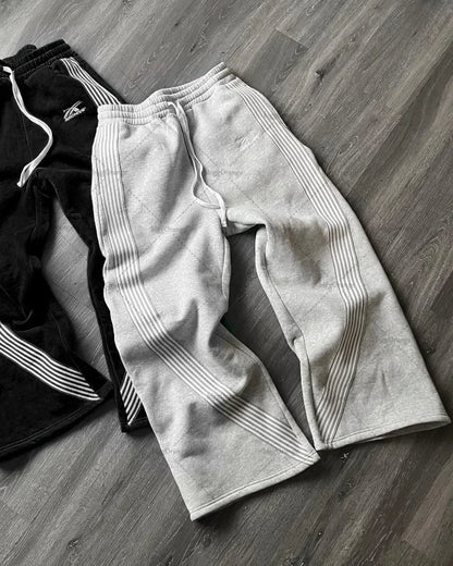 2024Colorful Street Hip-Hop SweatpantsY2KHarajuku Retro Wide Leg Pants Men American Oversized Fashion Loose and Versatile Casual Street King Limited