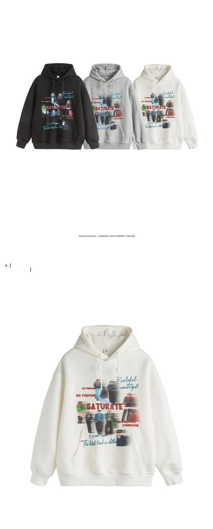 Skatercore Flame Bold Hoodie Layered Streetwear Staple