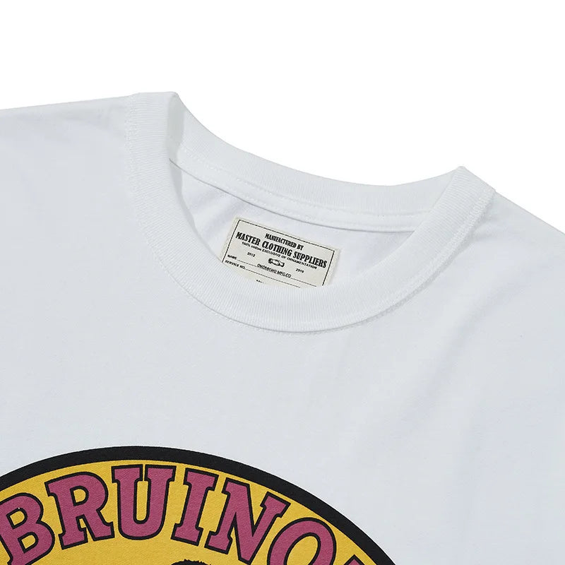 2022 Summer T Shirt  Men Amekaji Vintage High Quality Cotton Animal Printed Short Sleeve Tshirts Male Round Neck Casual Top Tees Street King Limited