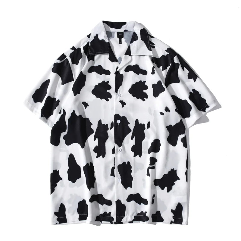 Dark Icon Printed Light Weight Hawaiian Shirt Men Summer Beach Holiday Men's Shirts Street Shirts Man Male Top Street King Limited