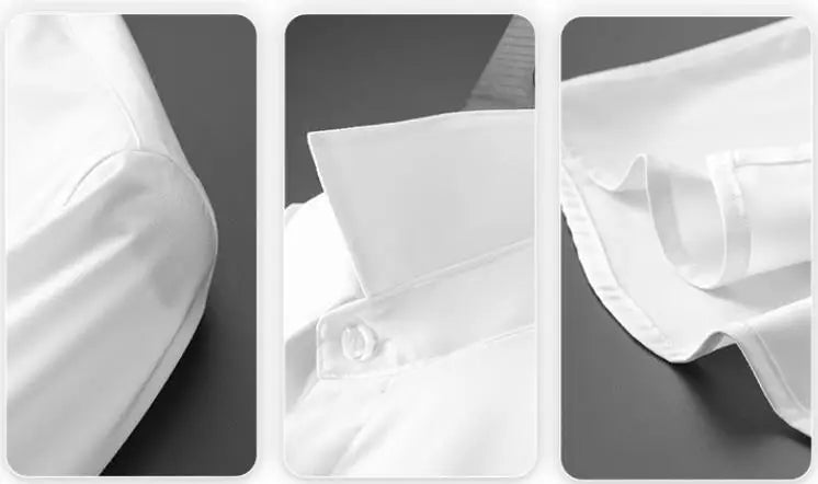 New Men luxurious Diamond Rhinestones Embroidered Dolphin Fashion Cotton Casual Shirts Shirt high Pocket Long-sleeves 5XL #A672 Street King Limited
