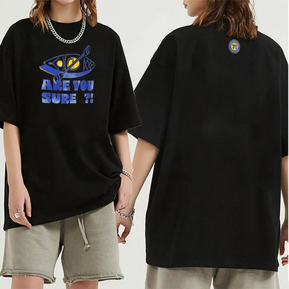 New American Style Ins Personalized Street Men's Women's Cotton T-shirts Fashion Y2K Retro O-neck Harajuku Couple Oversized Tops Street King Limited