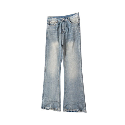 Streetwear Y2k Pantalones Hombre Washed Baggy Flare Jeans Unisex Straight Frayed Casual Denim Trousers Oversized Cargo Pants Street King Limited