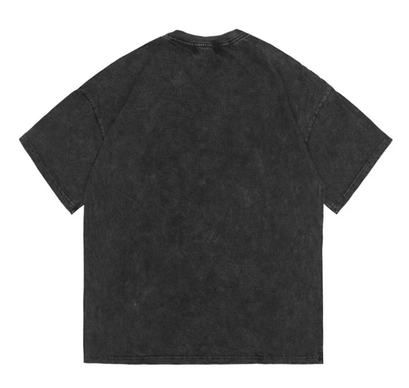 Rainbowtouches 2022 Summer Half-Sleeve T-Shirt Unisex High Street Vintage Graphic T Shirts Loose Casual Street Fashion Hip Hop Street King Limited