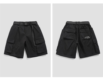 summer new american retro cargo shorts for men casual multi pocket baggy y2k shorts streetwear hip hop embroidery short cargo unique cargo style 296