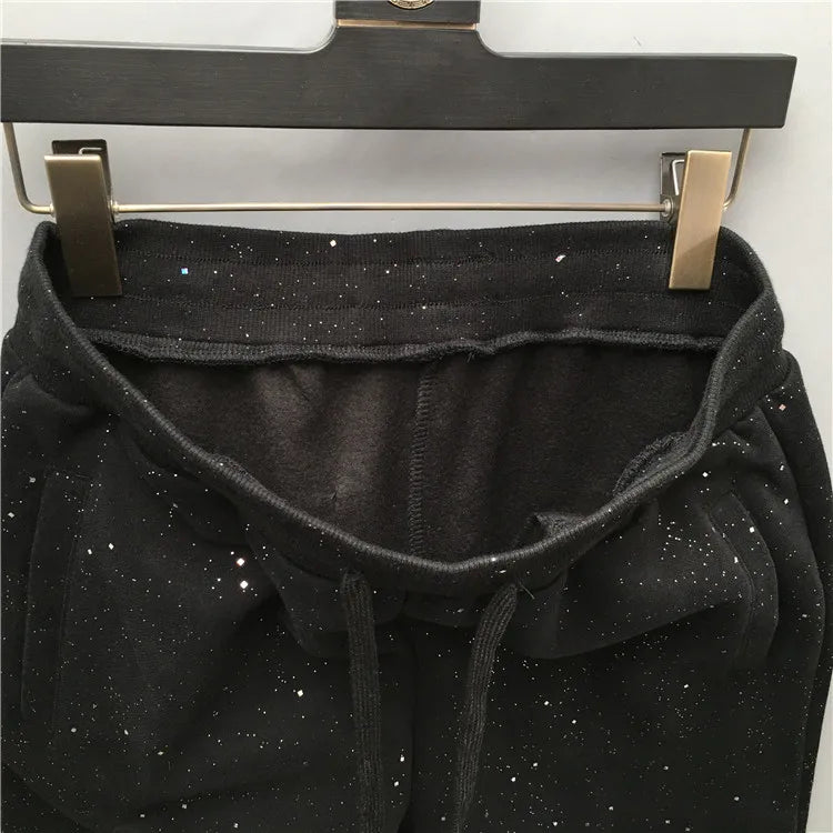 high new novelty luxury men 2022 classic shiny sky stars comfortable cotton parkour sweat casual pants sweatpants d48 streetwear sweatpants