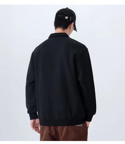 Men Embroidery Fashion Loose Casual Pullover Sweatshirt Spring Autumn Plus Size Hoodies Polo Shirt for Man Clothing Street King Limited