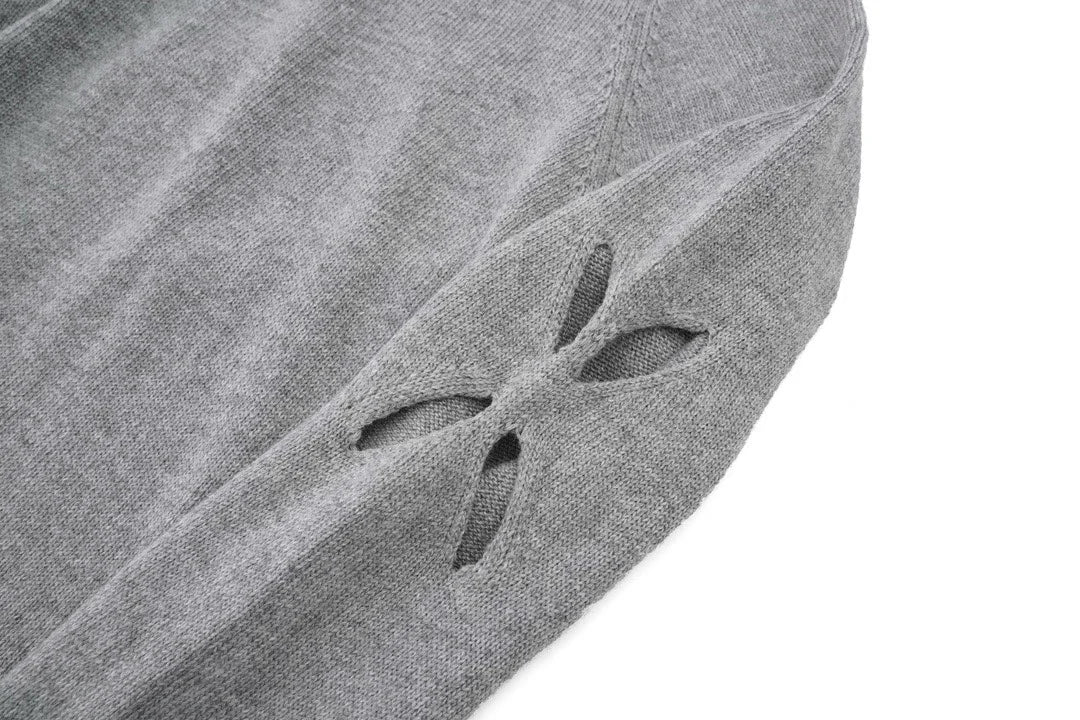 New Men Luxury Cooke The End Signature Slashed Gentleman Classic Cotton Knit Casual Sweaters Pullover Jumper High Drake #708 Street King Limited