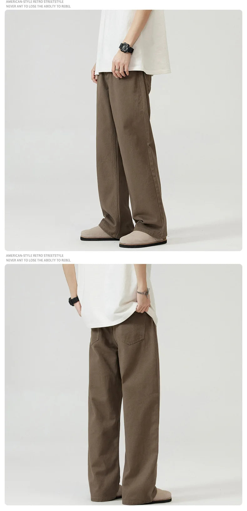 men solid color denim wide leg straight streetwear fashion loose casual jeans pants women y2k jeans trousers unique jeans style 1712