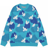 "Flying Around" Unisex Men Women Streetwear Graphic Sweater Daulet Apparel