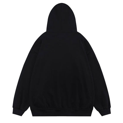 "Button Up" Unisex Men Women Streetwear Graphic Hoodie Daulet Apparel