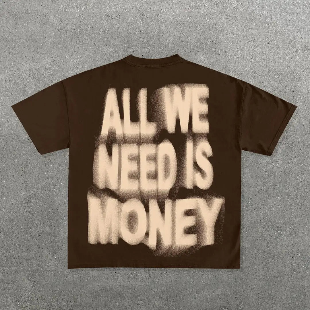 American 777 graphic t shirts print oversized gothic Smart Casual Harajuku streetwear graphic y2k tops goth men clothes Street King Limited