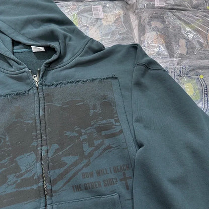 Cloth craft hooded zipper sweater jacket Street King Limited
