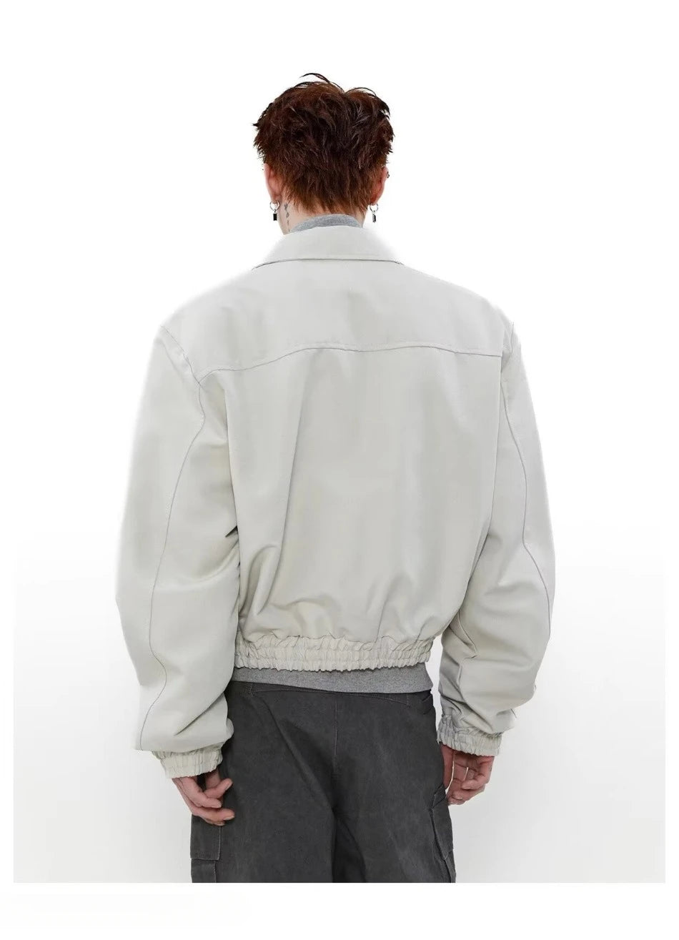 spring american pilot jacket mens street trend three dimensional multi pockets shoulder padded coats high street outwear unisex unique default style 3142